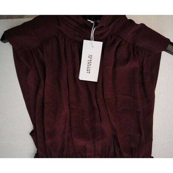 Derek Lam Burgundy Midi Dress XL sizing - Picture 8 of 13